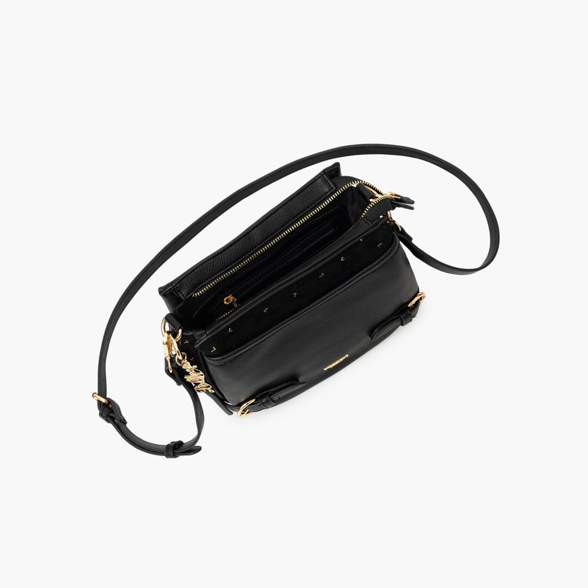 Sac multi poches Tobi noir,doré, LOLLIPOPS