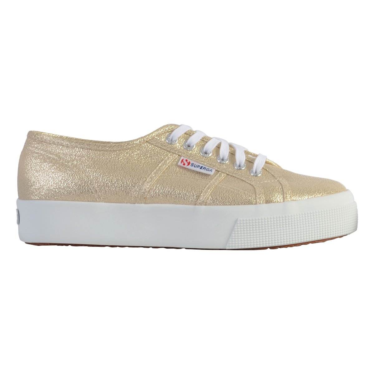 Basket à Lacets Superga 2730 Lame jaune doré, SUPERGA