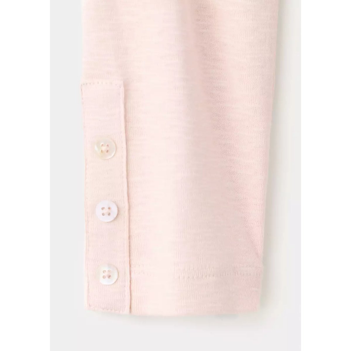 T-shirt à manches longues avec boutons décoratifs sable, MANGO TEEN