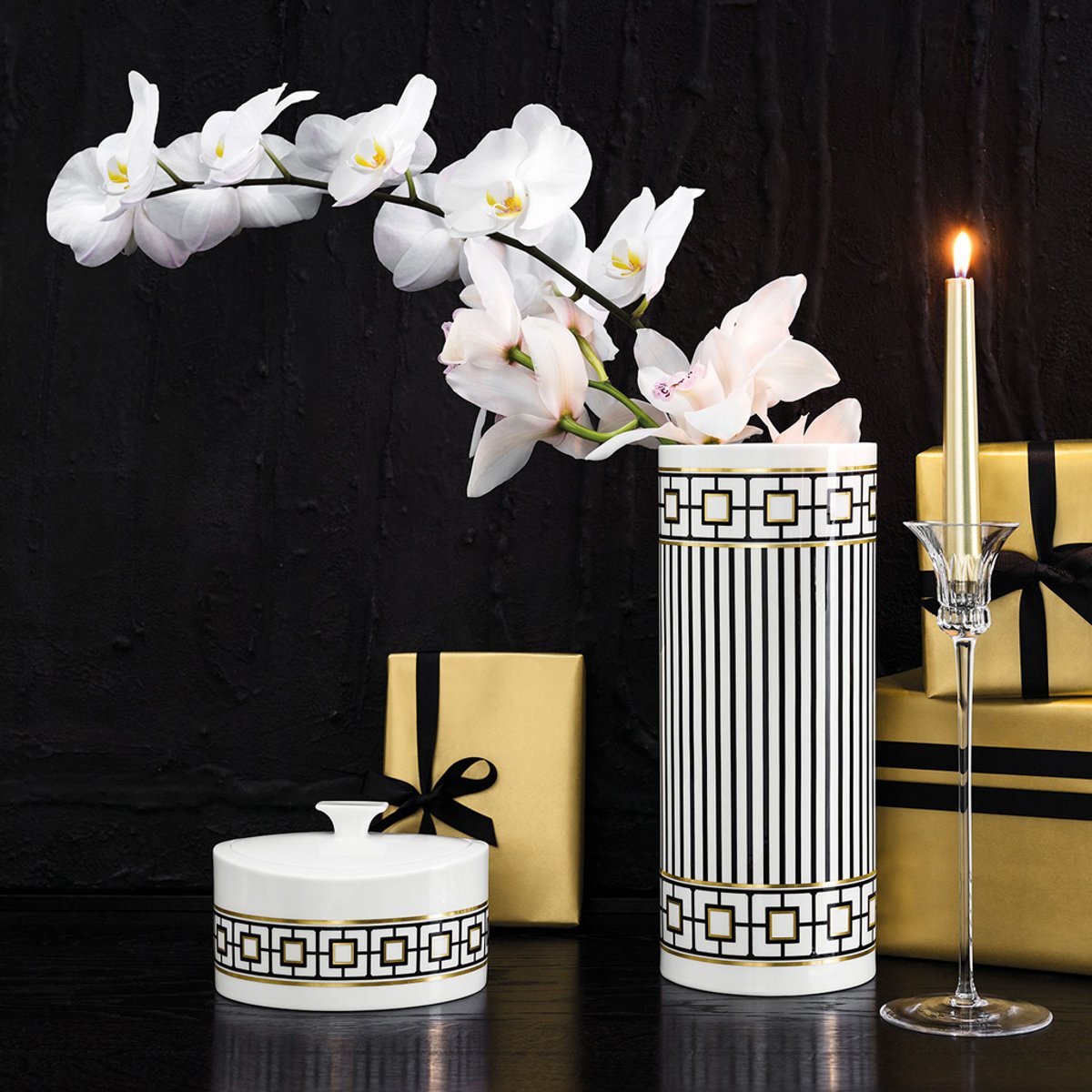 Boîte En Porcelaine METROCHIC couleur unique, VILLEROY & BOCH SIGNATURE