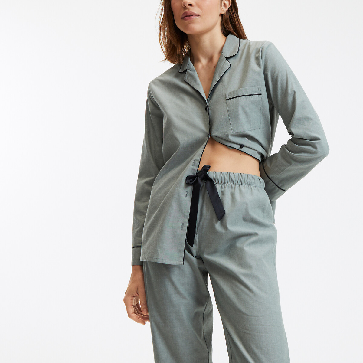 Pyjama in jeanseffect, Signature CLÉLIE kaki , ANNE WEYBURN