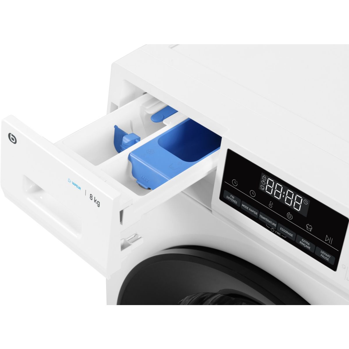 Lave linge hublot ELF814-5b couleur unique, ESSENTIEL B