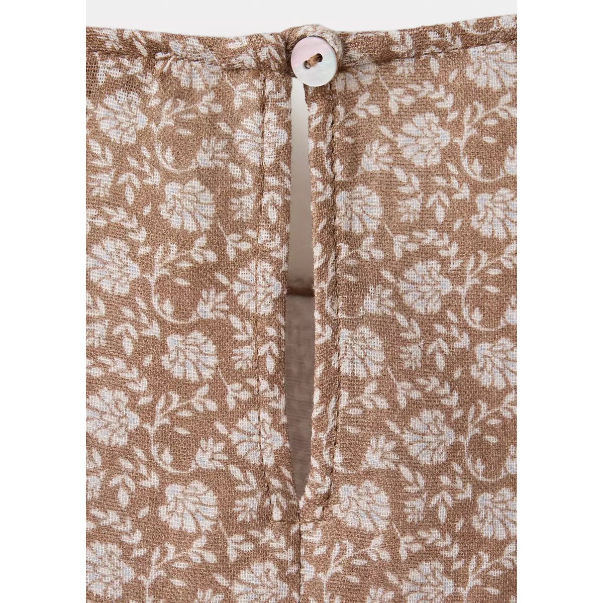 Blouse en imprimé floral beige, MANGO KIDS