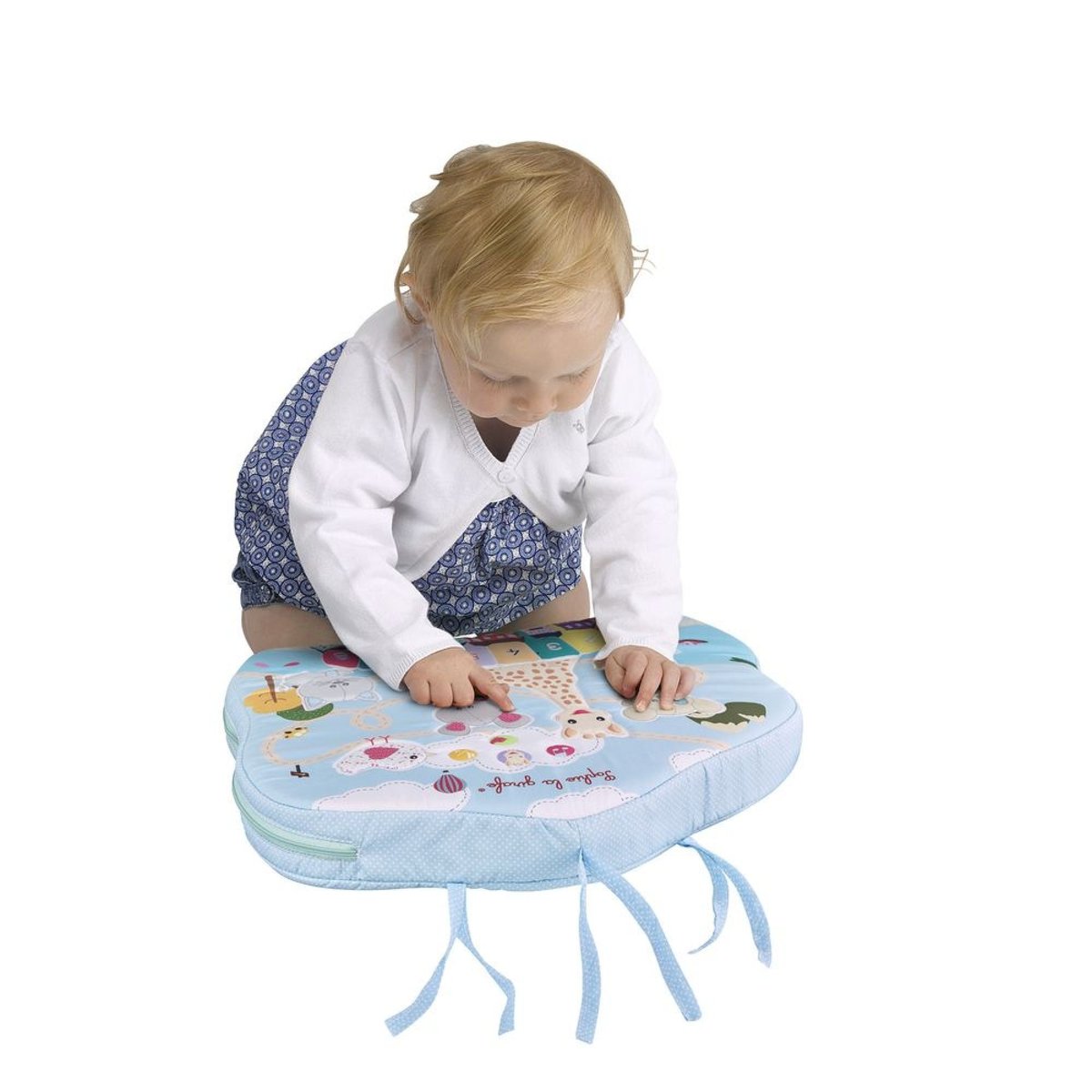 Tableau d'éveil interactif bleu, VULLI