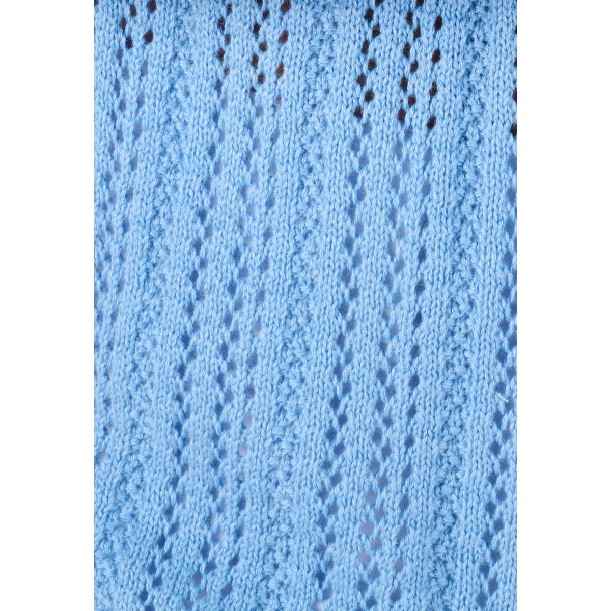 Pull maille ajourée bleu, DAMART