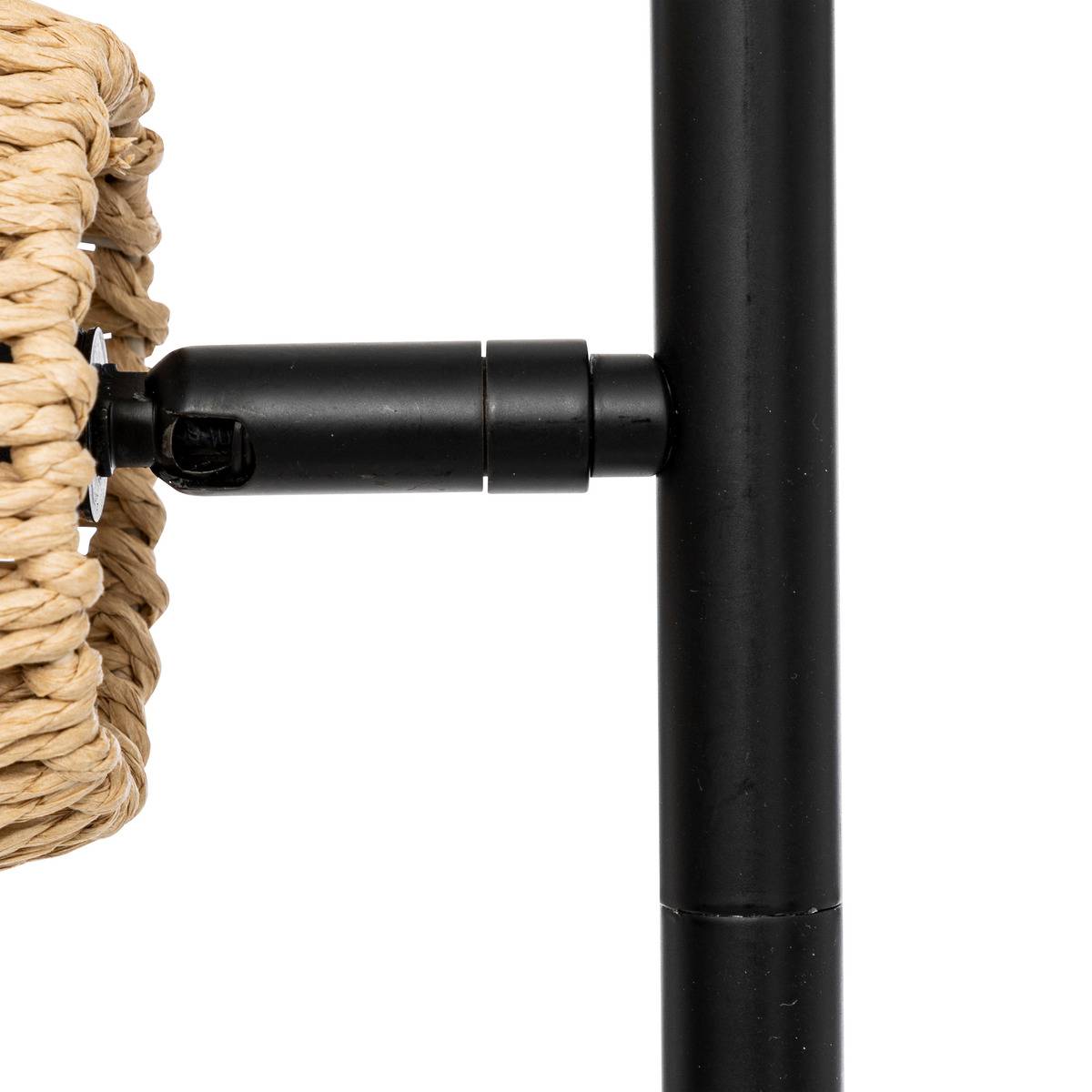 Lampadaire 3 bras orientables corde tressée GIADA beige, ATMOSPHERA