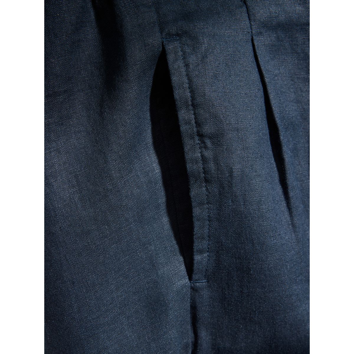 Pantalon carrot lin n. premium bleu marine, NEXT