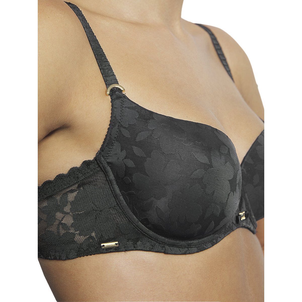 Soutien-gorge préformé 3D armaturé Gabrielle noir, SELMARK