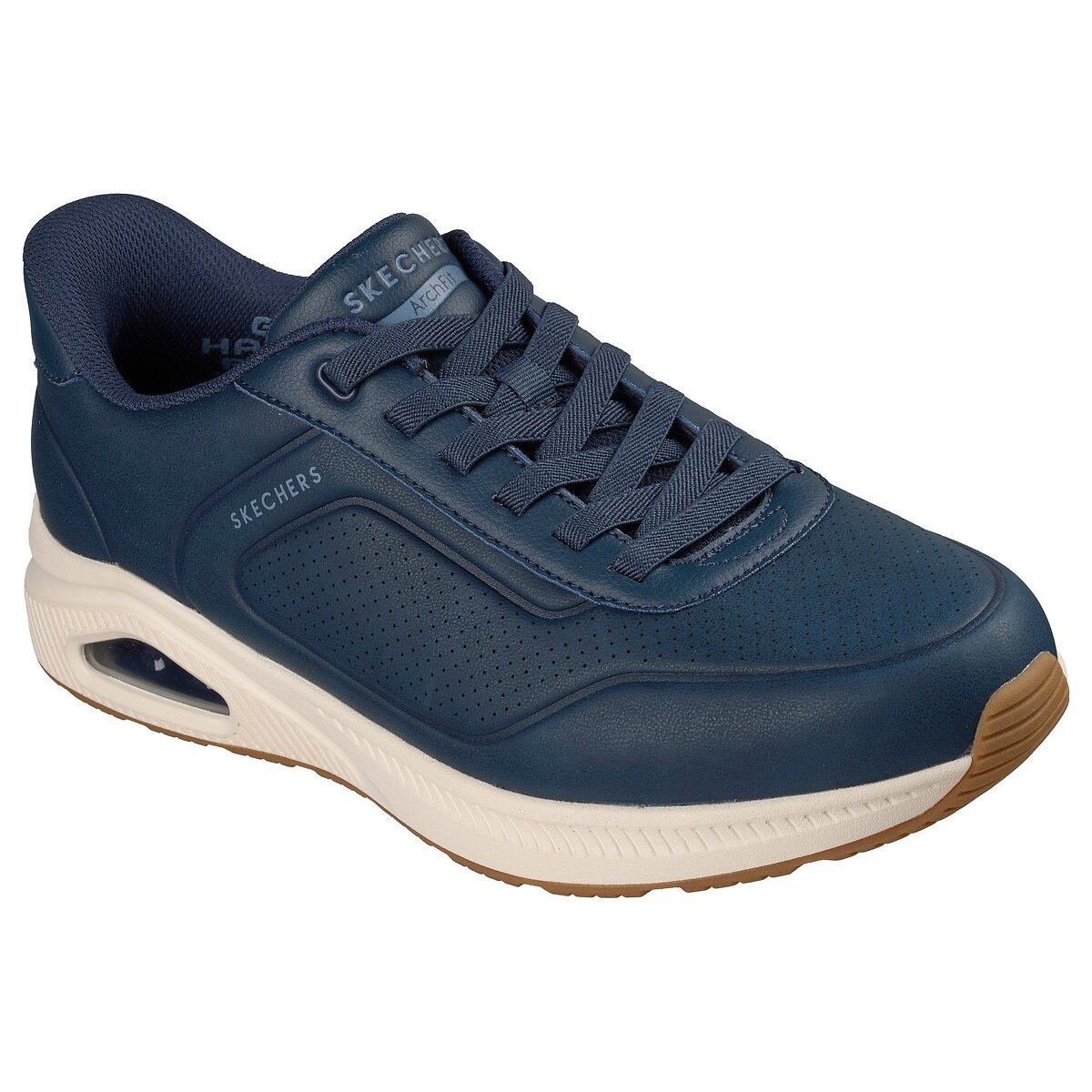 Slip-Ins Relaxed Fit Trainers: Arch Fit Uno Relaxing On Air navy, SKECHERS