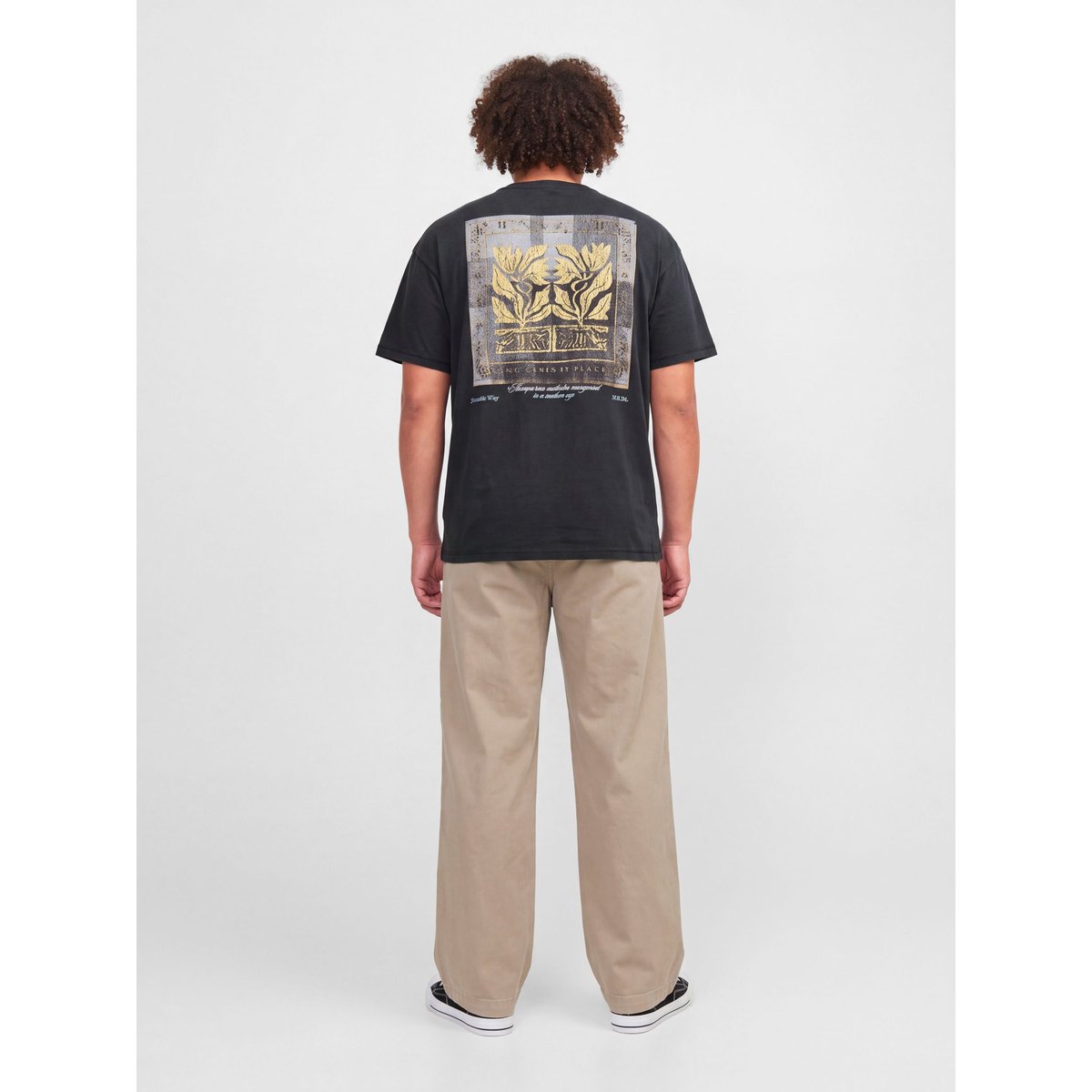 T-Shirt black 1, JACK & JONES