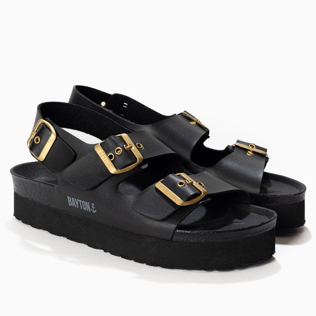 Sandales ACHILLE PLUS noir, BAYTON