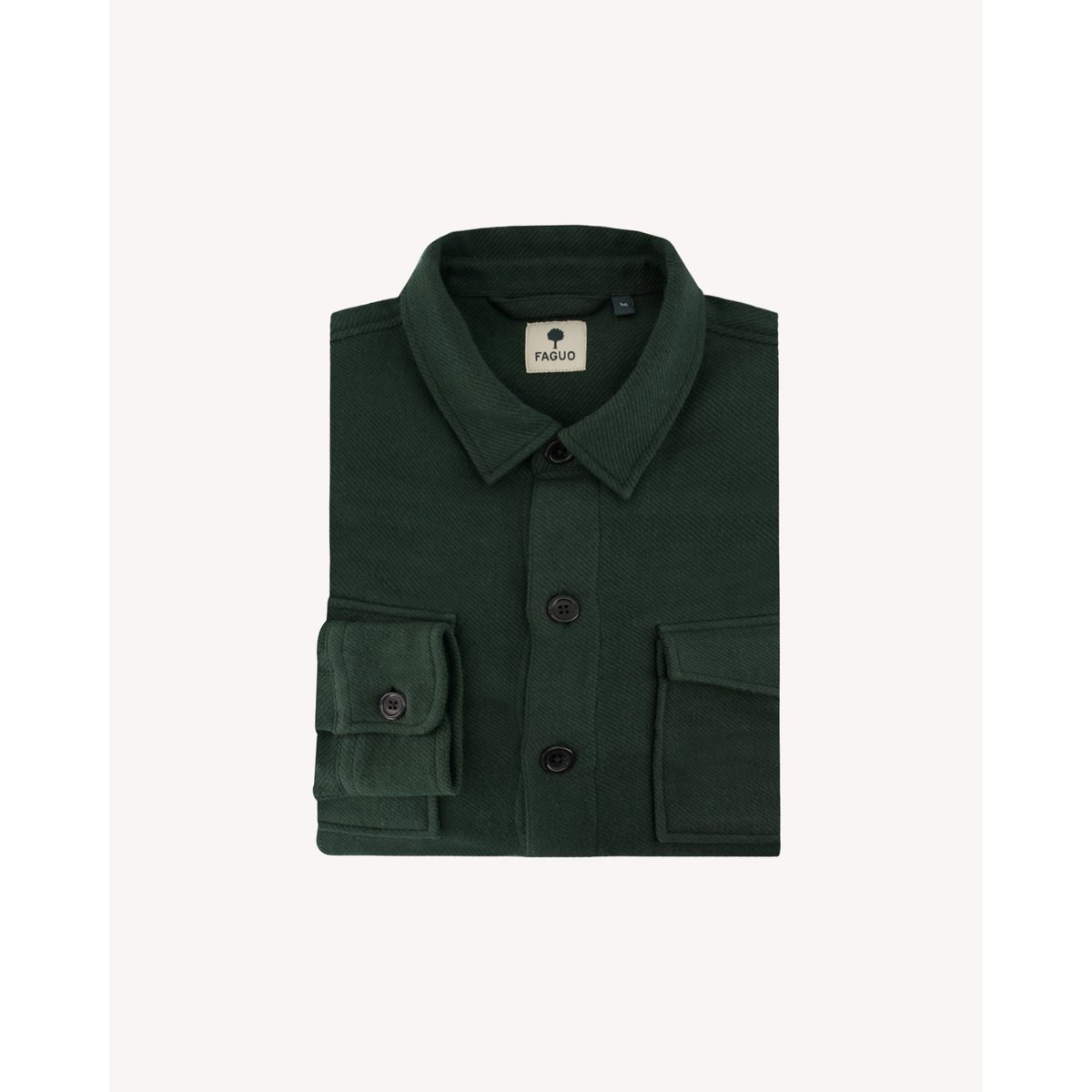 Sur-chemise vert foncé, FAGUO