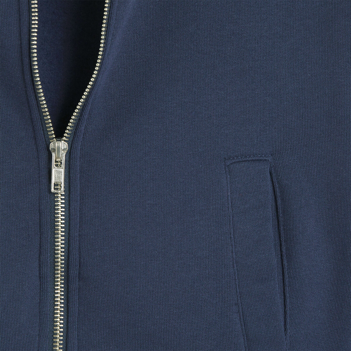 Zip-Up Hoodie navy blue, LA REDOUTE COLLECTIONS
