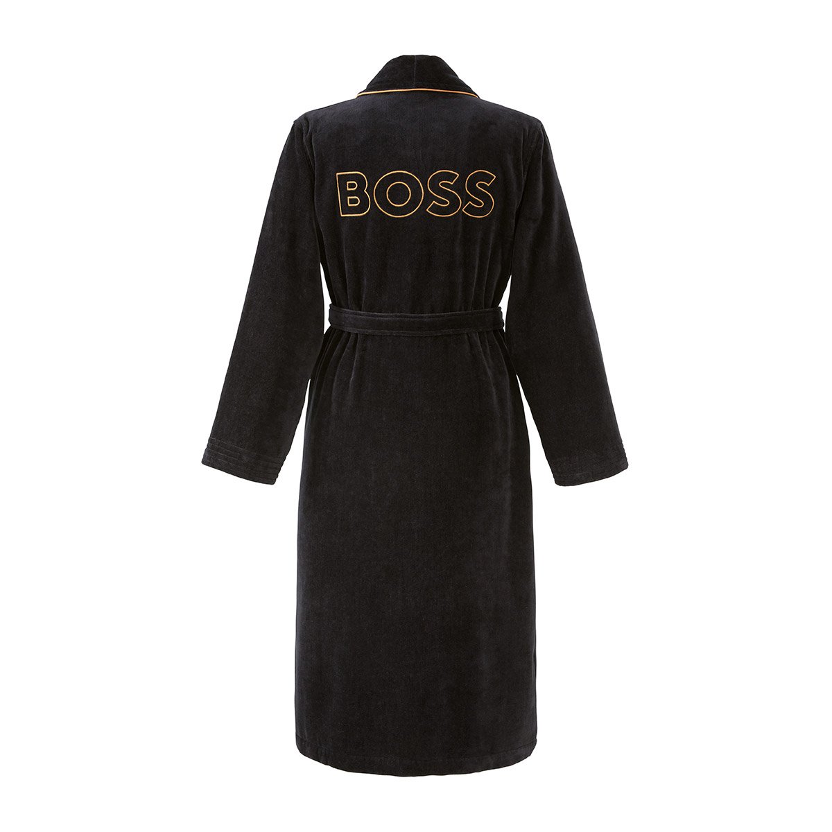 Peignoir long en velours,TIAGO black, BOSS HOME