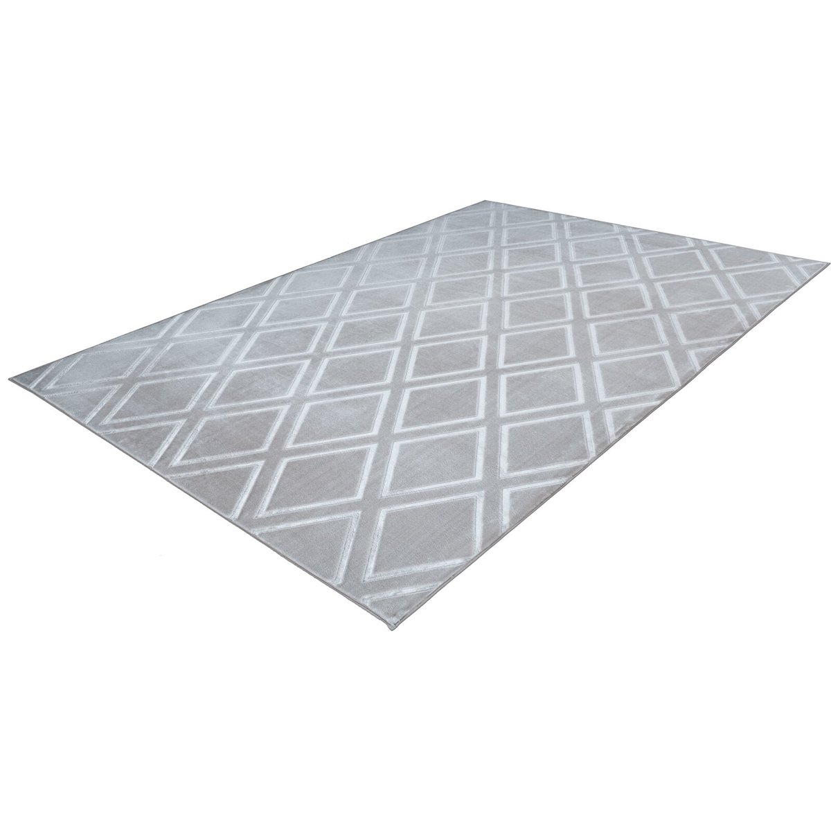Tapis tufté main, CERTIFIÉ Oeko-Tex, MONROE gris, bleu, ARTE ESPINA