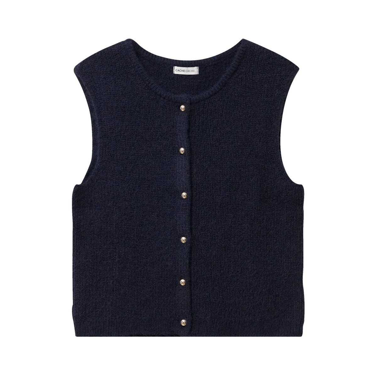 Gilet sans manches bleu marine, CACHE CACHE