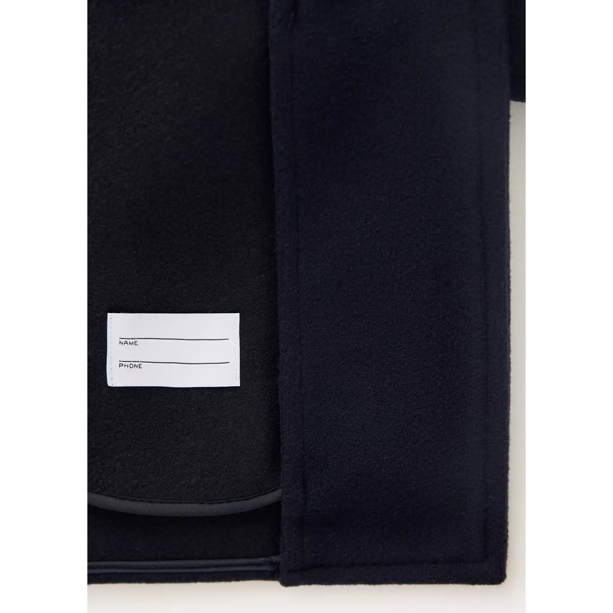 Manteau drap de laine poches bleu marine, MANGO KIDS