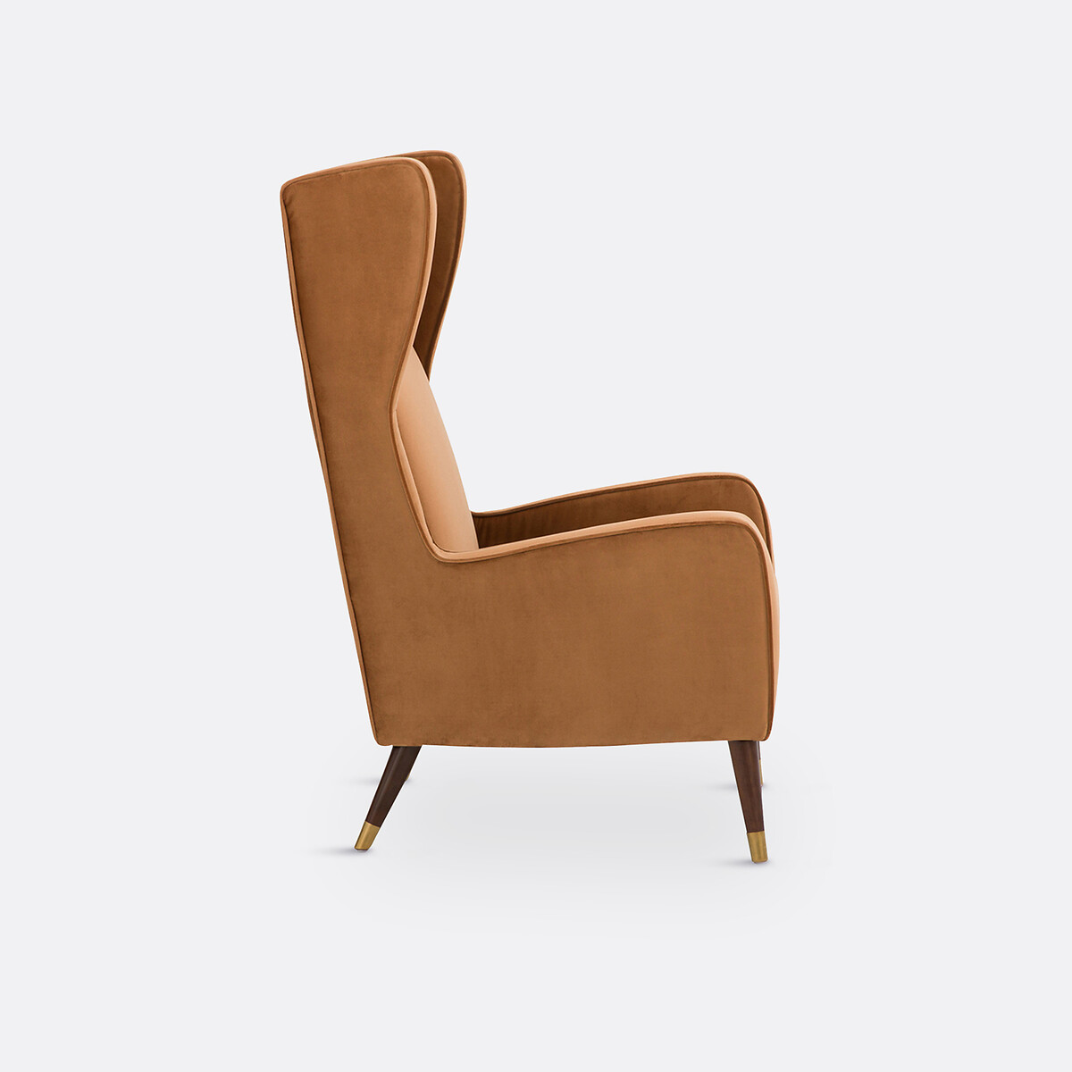 XXL fauteuil, fluweel, (Y) tabak, LA REDOUTE INTERIEURS