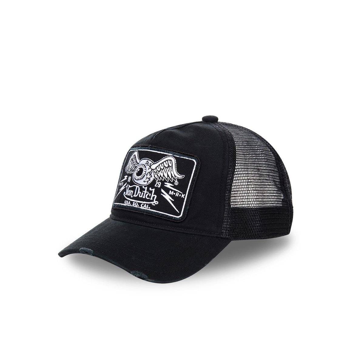 Casquette Trucker Flying eye noir, VON DUTCH