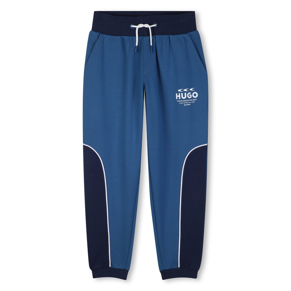 Pantalon de jogging bleu mosaique, HUGO KIDSWEAR