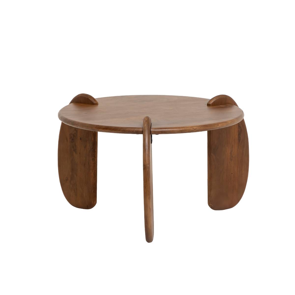 Table basse en bois de manguier AZURE bois foncé, MADE IN MEUBLES 