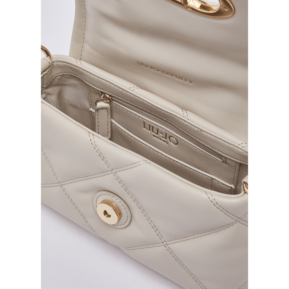 Sac LaPuffy Petit crème, LIU JO
