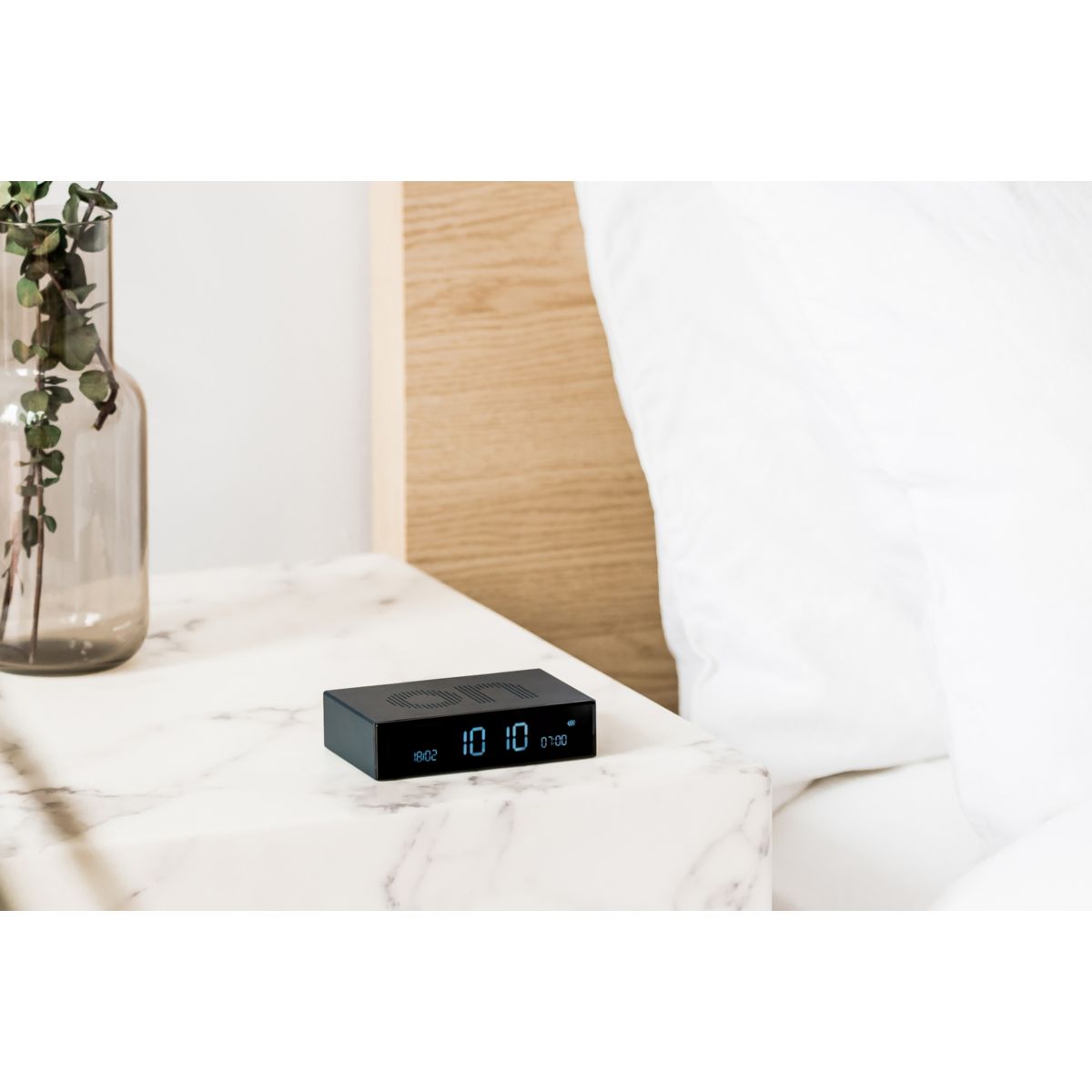 Flip Premium - Réveil noir, LEXON