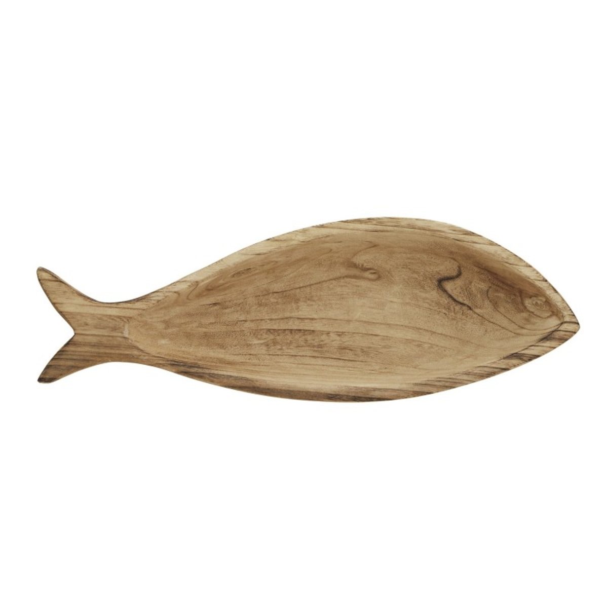 Corbeille à fruits bois forme poisson bois clair, MADAM STOLTZ