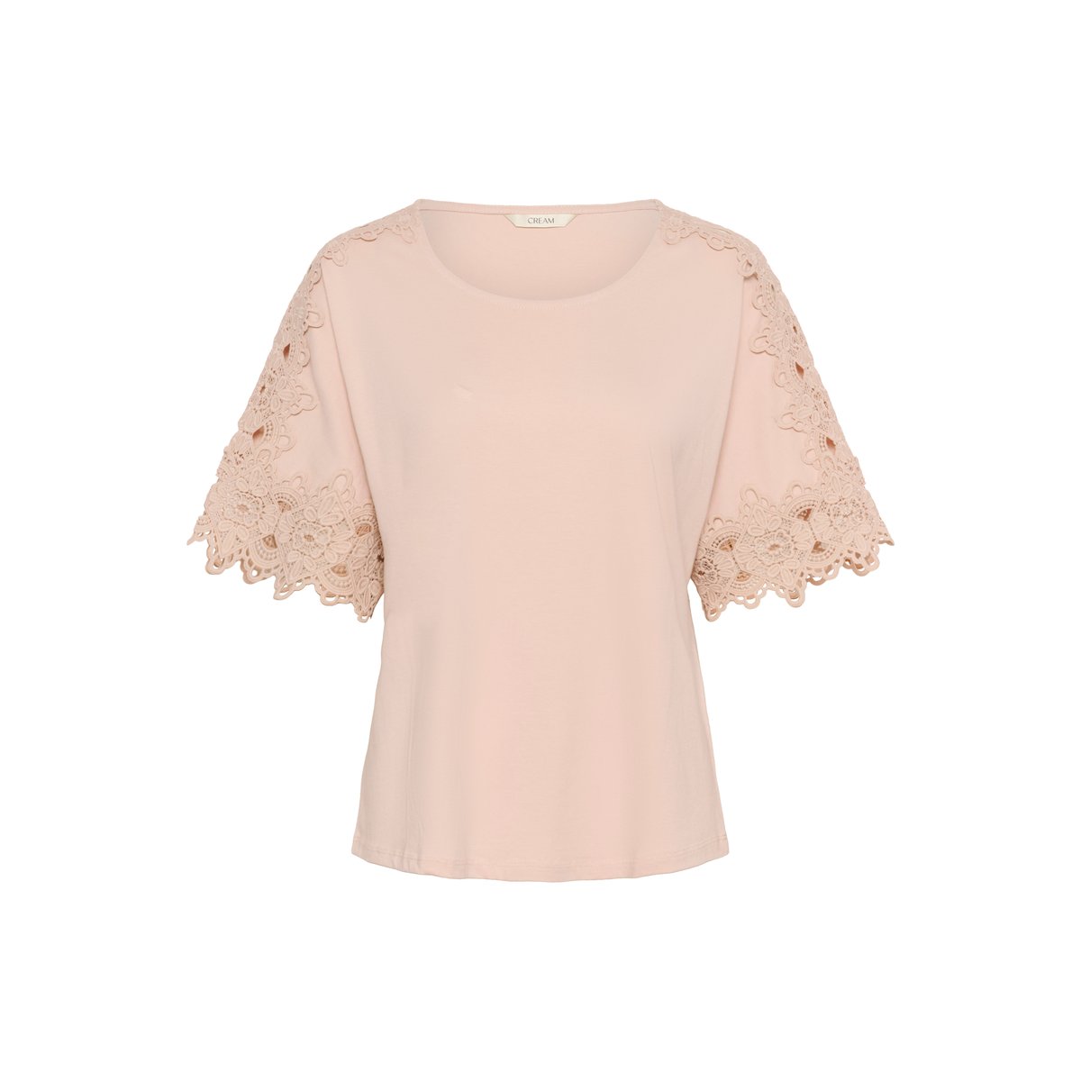 T-shirt rose sepia rose, CREAM