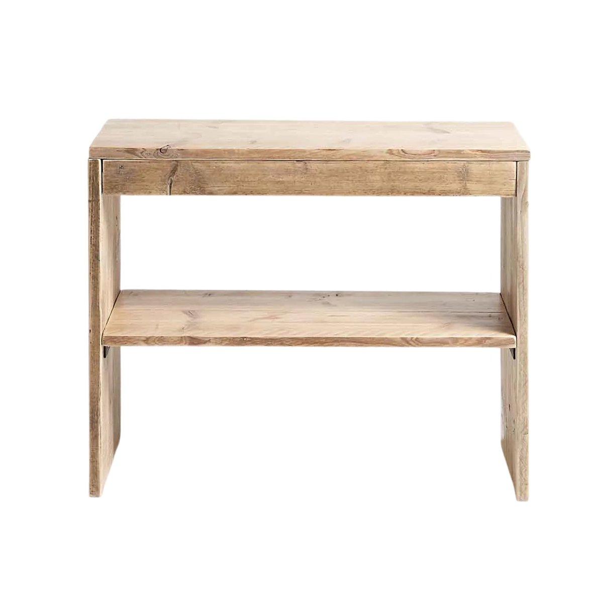 Console entrée bois recyclé naturel 120 cm - FEMES naturel, HANNUN