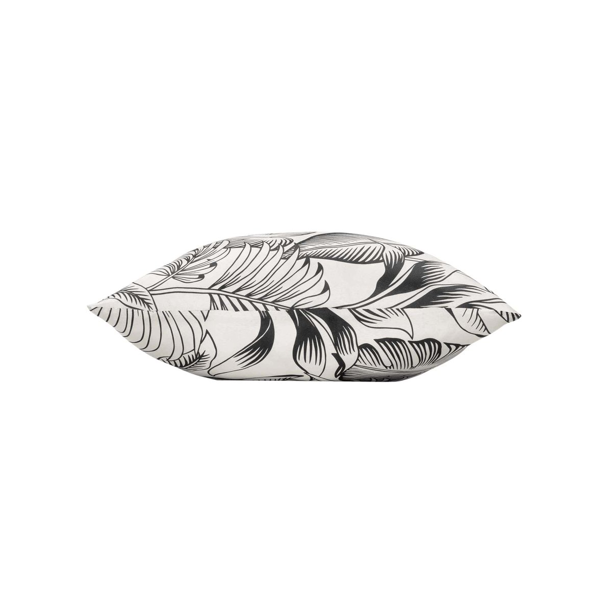 Coussin imprimé jungle PUNTA ecru, TOILINUX