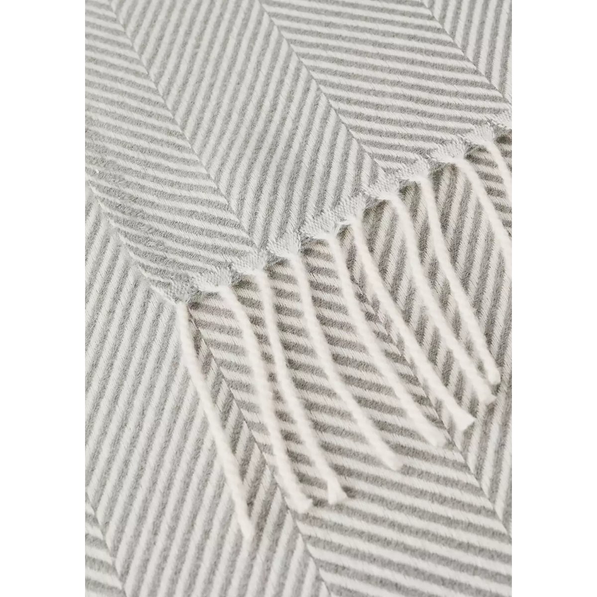 Couverture/plai berlin gris, MANGO HOME
