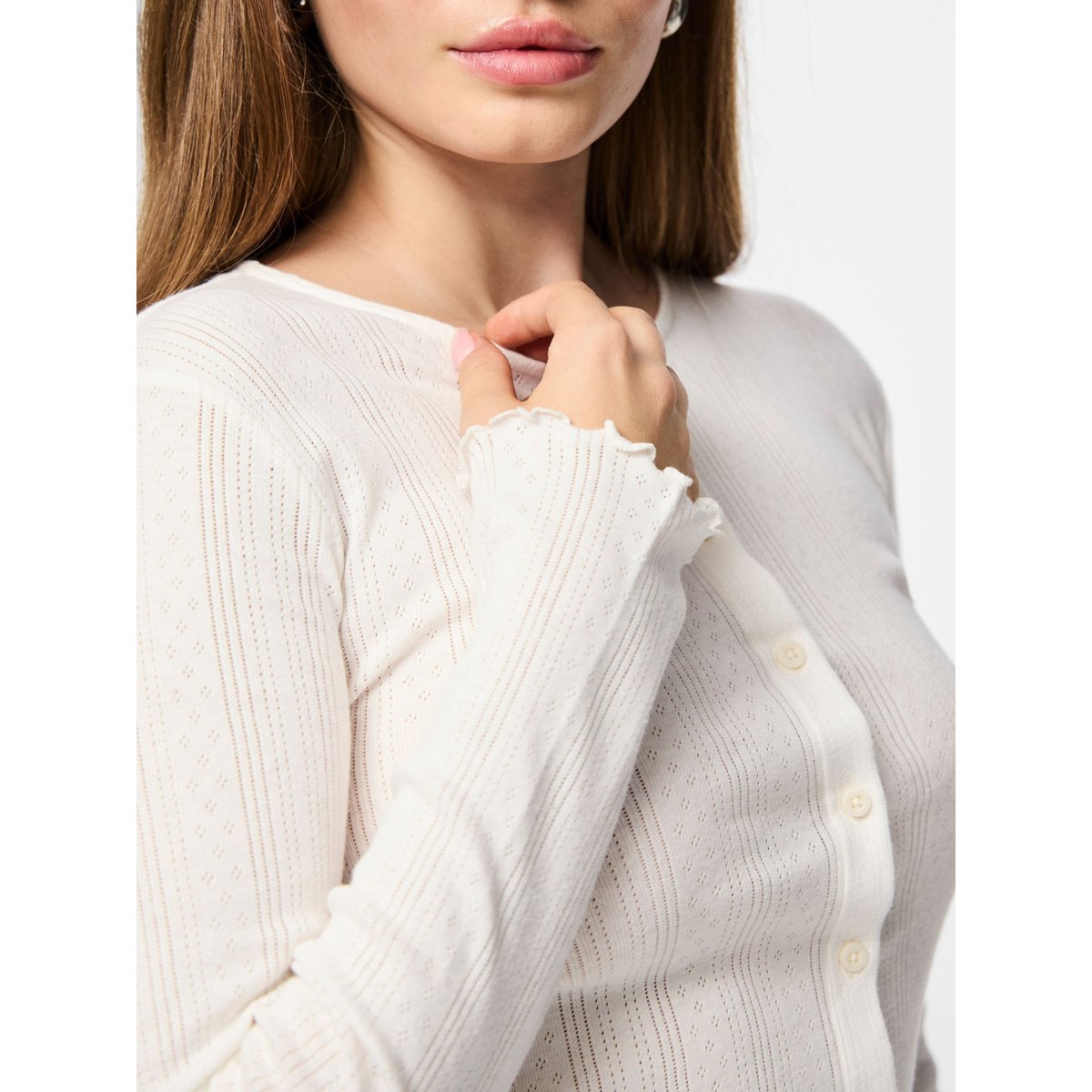 Cardigan cloud dancer, PIECES