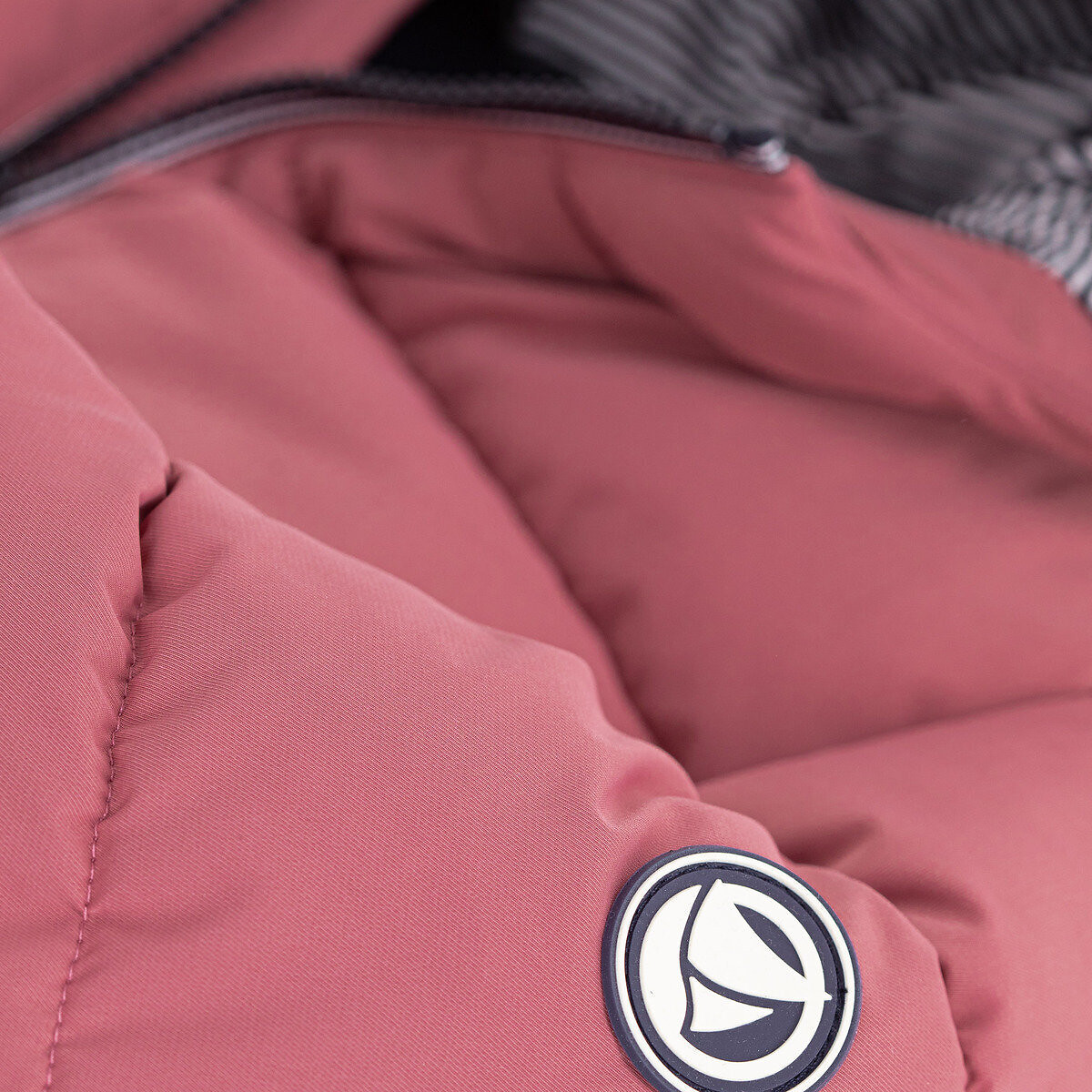 Doudoune à capuche rose, PETIT BATEAU