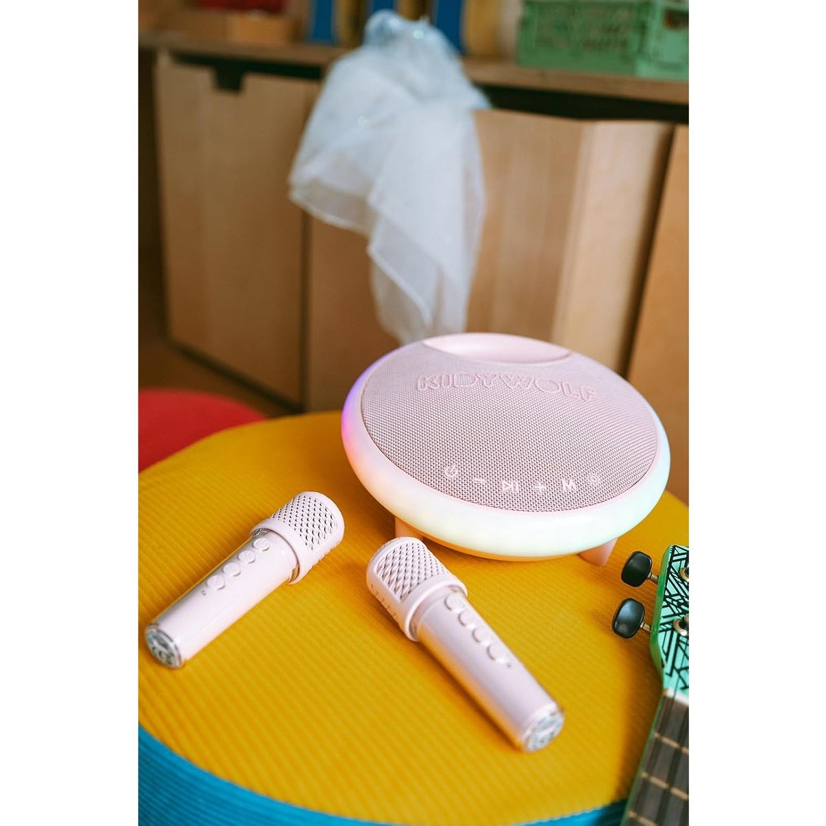 Kidykaraoké Enceinte karaoké bleu, KIDYWOLF