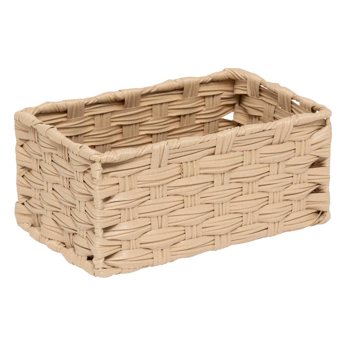 Lot de 3 paniers tressés TRESSE beige, 5FIVE SIMPLY SMART