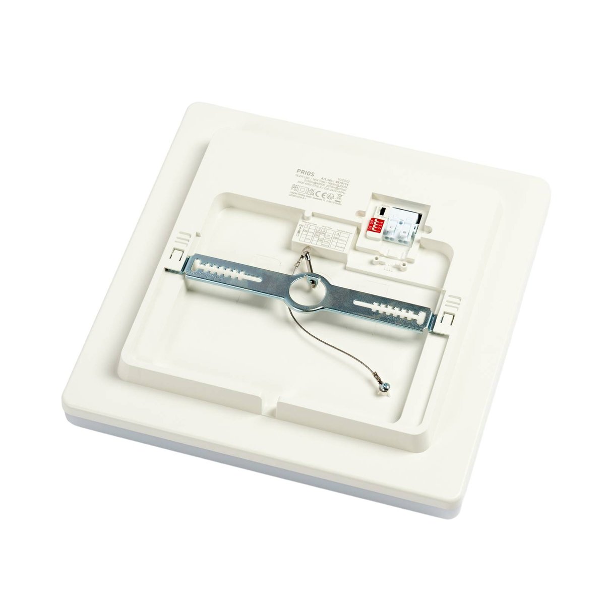 Plafonnier moderneLED, Artin blanc, PRIOS