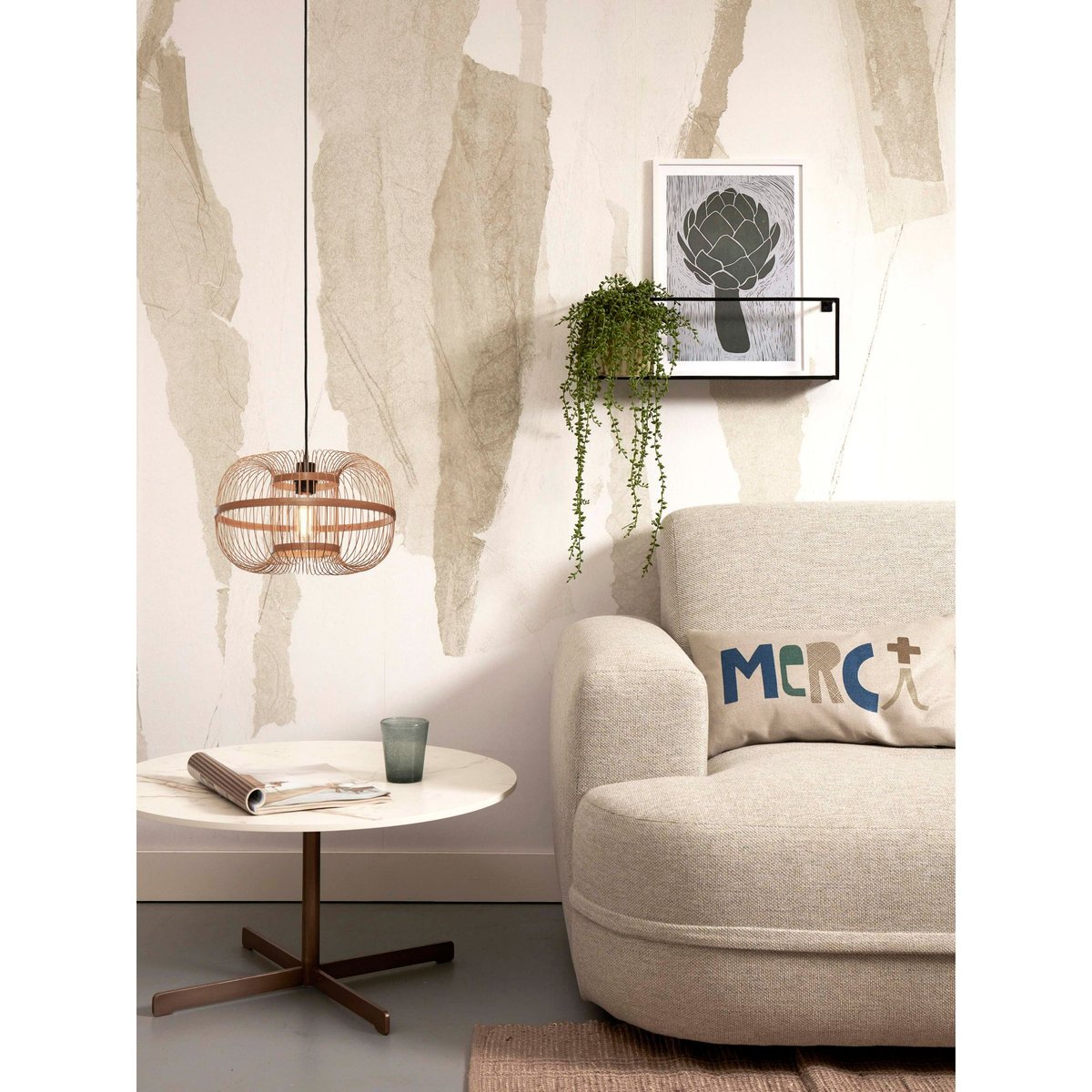 Lampe Suspendue Bambou HOKKAIDO naturel, GOOD & MOJO