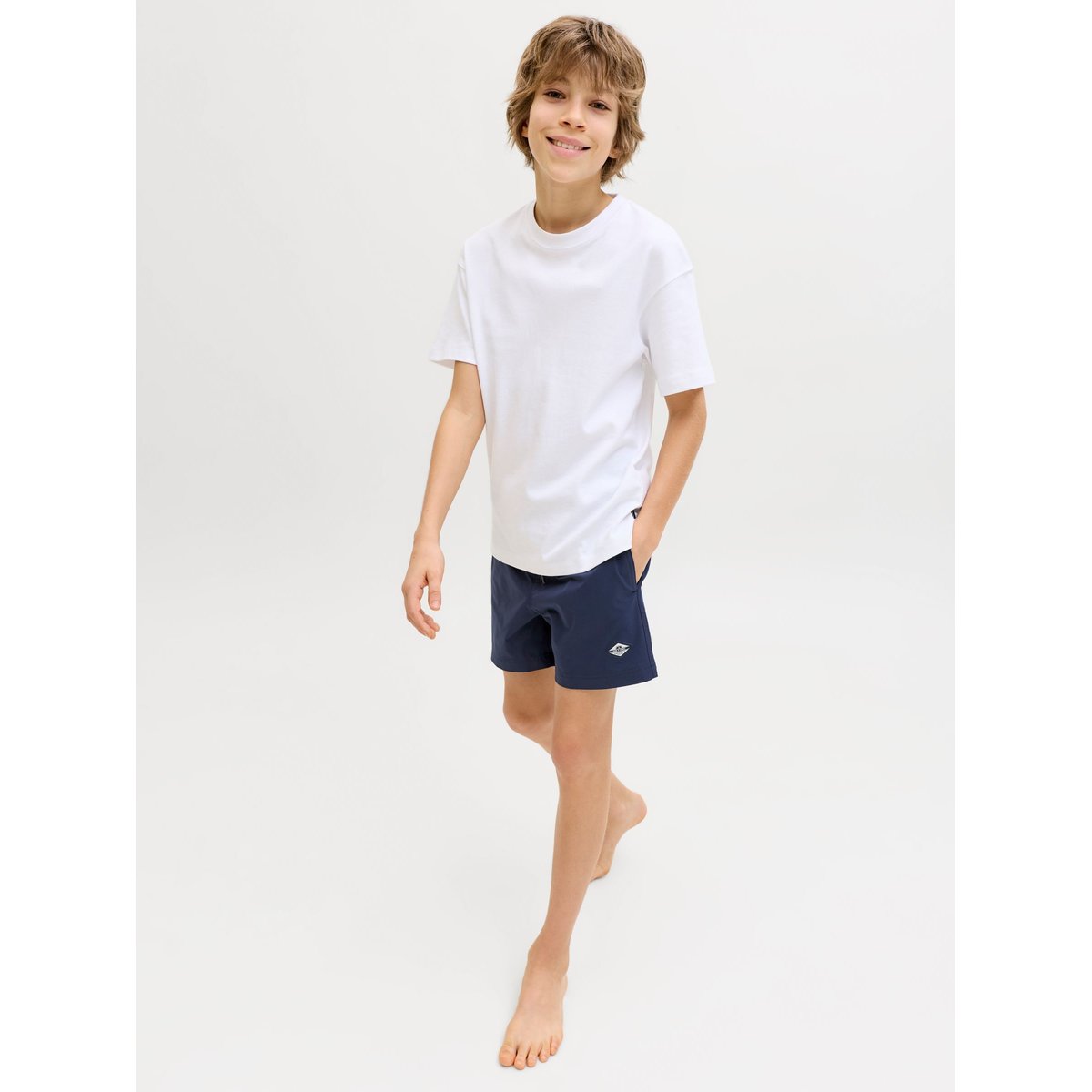 Short De Bain navy blazer 1, JACK & JONES JUNIOR