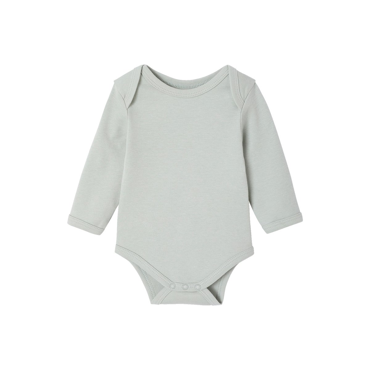Lot de 5 bodies naissance avec ouverture américaine vert sauge, VERTBAUDET