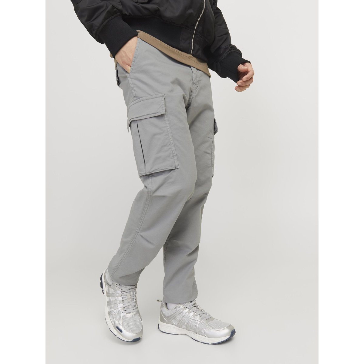 Pantalon Cargo ultimate grey, JACK & JONES