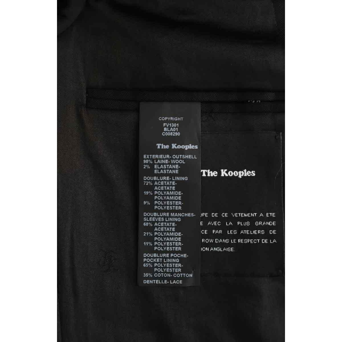 Blazer - Très Bon État noir, THE KOOPLES