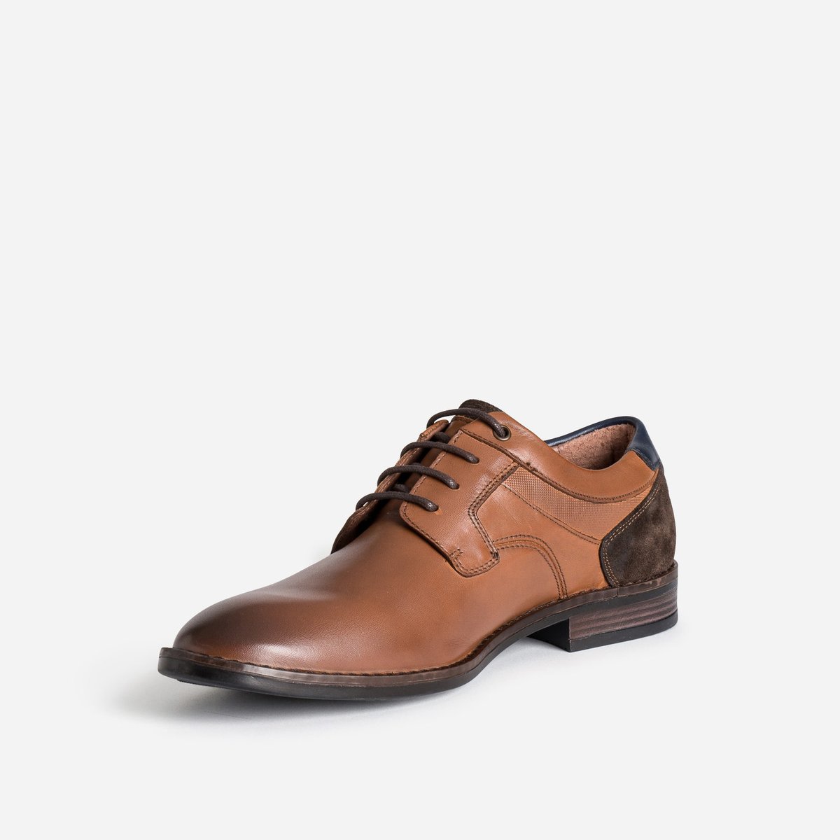 Derby en cuir CAMILLE marron, ERAM