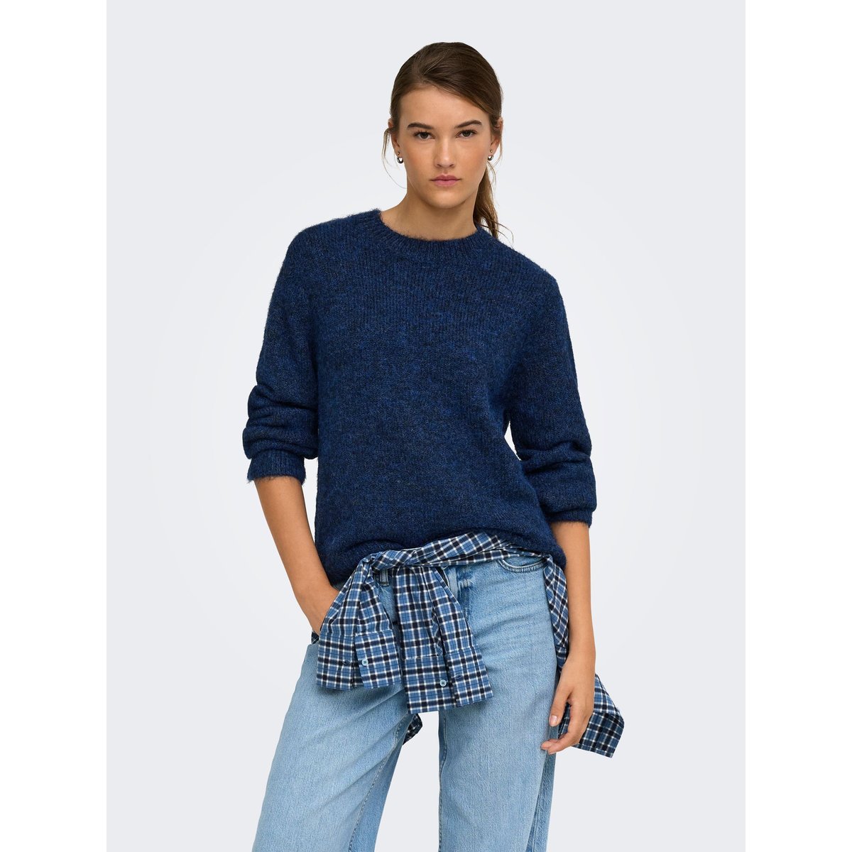 Pull En Maille peacoat, ONLY