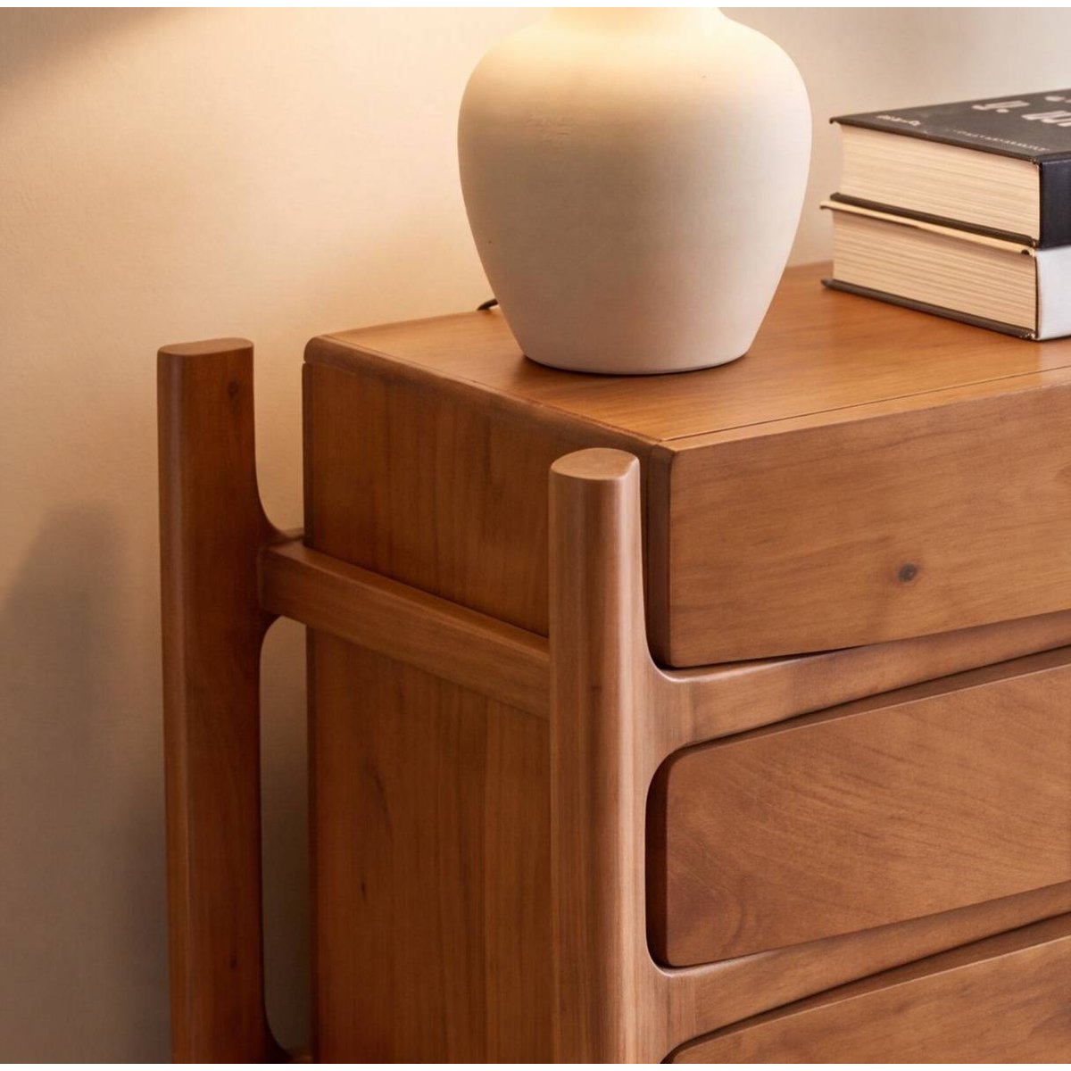 Commode 6 tiroirs ROSANA bois clair, MADE IN MEUBLES