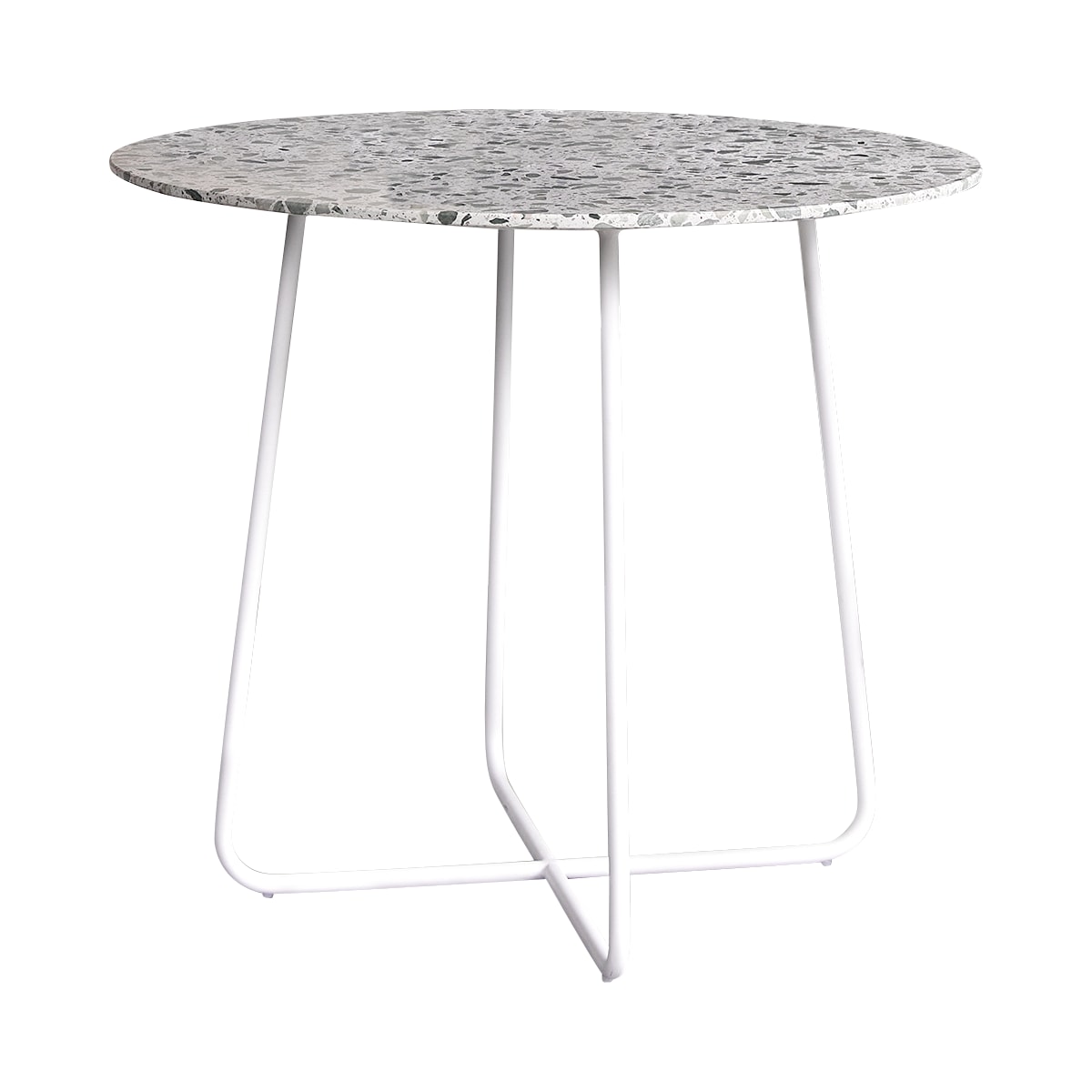Table à manger en Terrazzo premium, ELIO vert, TIKAMOON