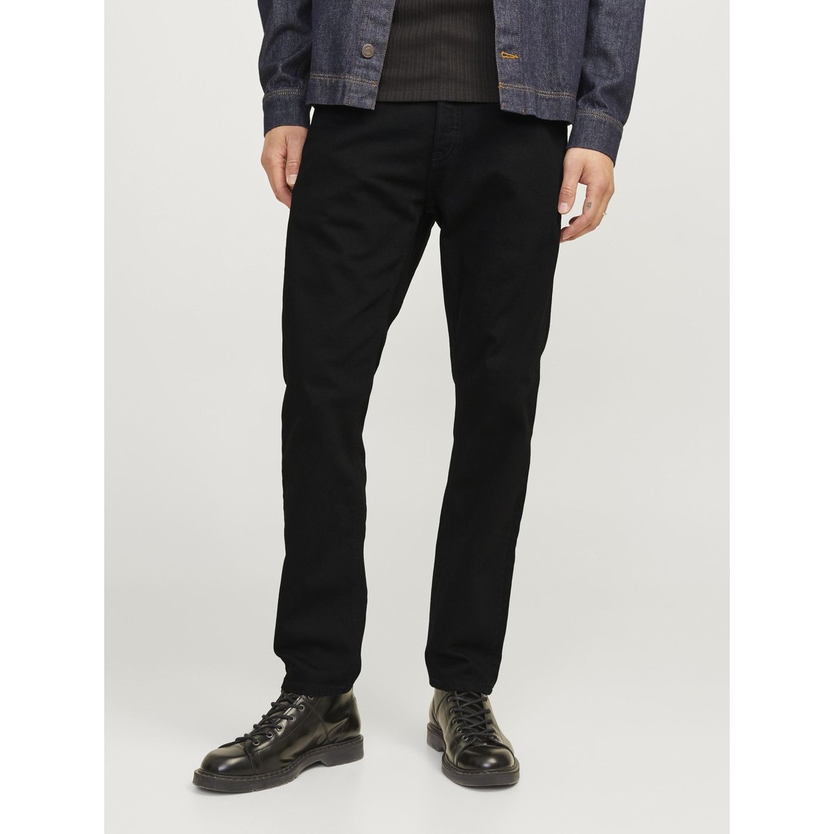 Jean Coupe Tapered black denim, JACK & JONES