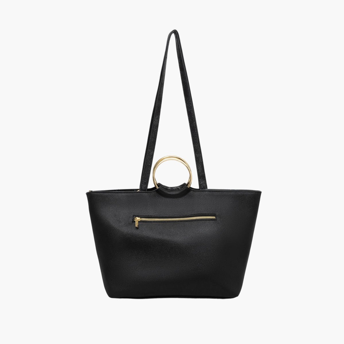Grand sac shopper Trusty noir,doré, LOLLIPOPS