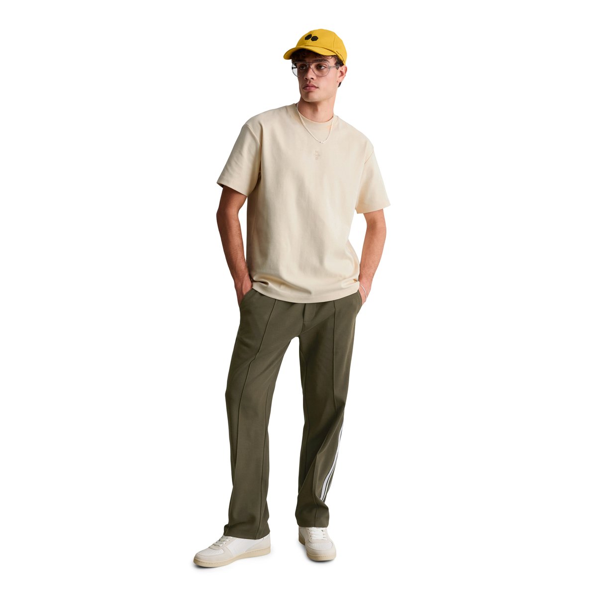 T-shirt ample en jersey de coton bio épais blanc, MARC O’POLO DENIM