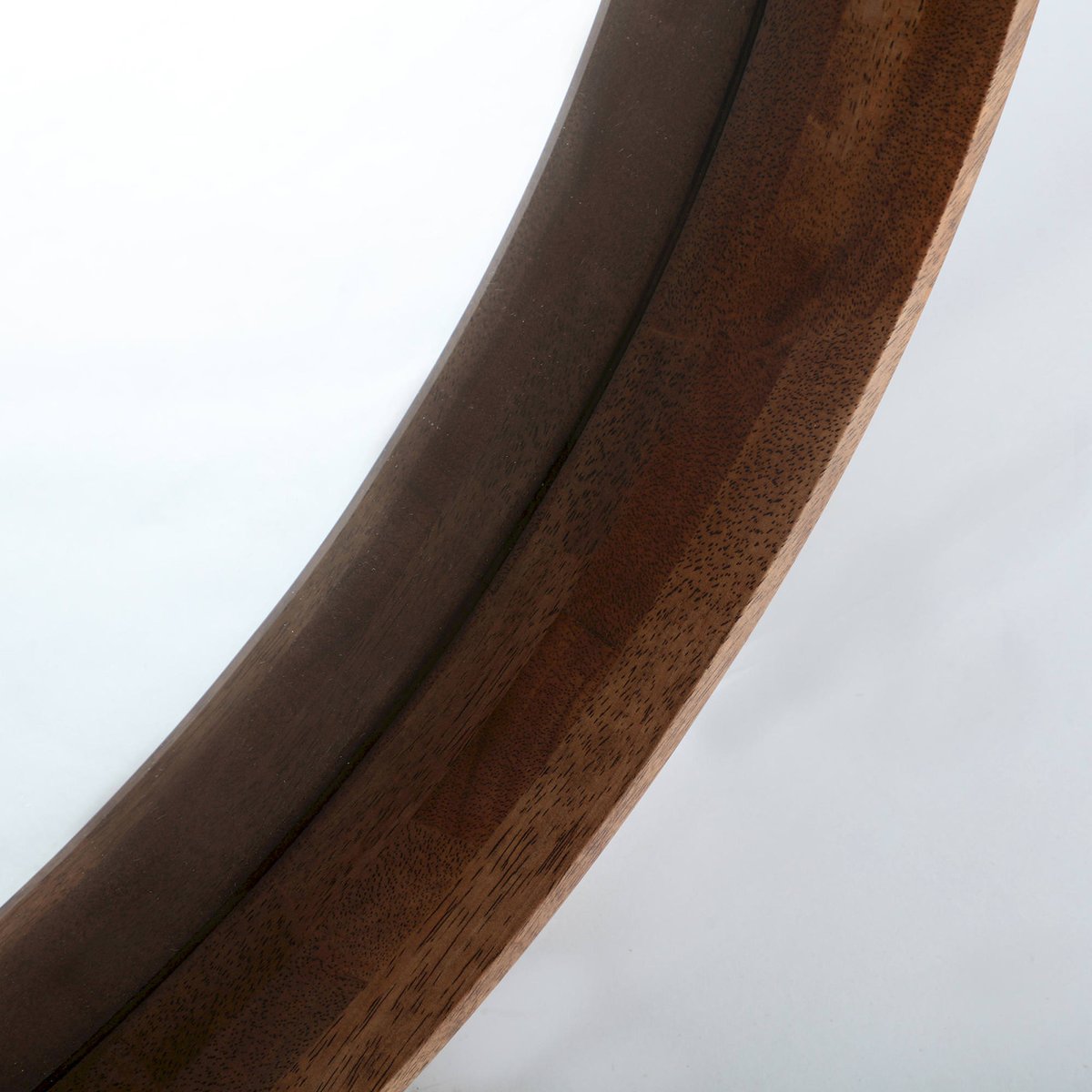 Miroir rond en bois collection S.LUBECA marron, RECOLLECTION